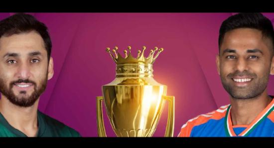 ඉන්දියාව සහ පකිස්ථානය අතර තරගය අද